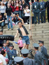 龙水湖音乐节的观众们