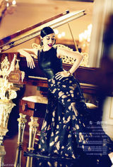 组图：钟丽缇《费加罗》封面大片红唇性感