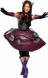 组图：AKB48成员拍广告变身蔬菜