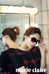 组图：韩星黄静茵拍杂志写真 戴墨镜帅气时尚