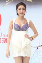 高清组图：“内衣女王”杨谨华亮相 回应新欢传闻