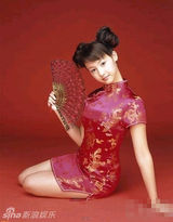 策划：日本女星中国风造型 旗袍团子头贺新春