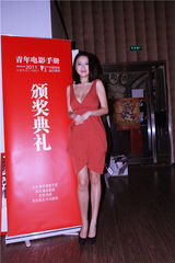 组图：赵铭清凉亮相金扫帚奖 深v秀傲人胸器