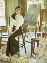 组图：张静初登杂志 慵懒诠释文艺气质