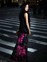 组图：秦岚纽约奢华大片化身风情复古名媛