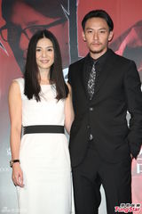 组图：杨采妮携张震宣传导演处女作