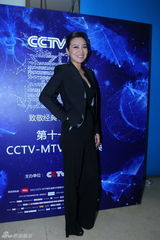 组图：音乐盛典后台群星秀奖杯