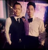 组图：吴建豪补办婚礼 言承旭及王力宏夫妇到贺