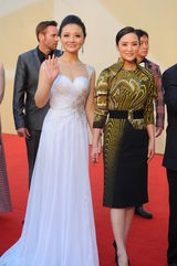 组图：金鸡百花闭幕礼红毯 女星争奇斗艳