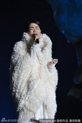 组图：王菲大连演唱会可爱撒娇：你们不冷我也不冷