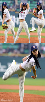 策划：怪物尤物萌宠物 盘点韩棒球赛各色开球人