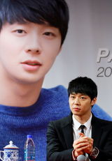 高清图：朴有天北京答谢媒体 随时可能进军中国