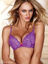 组图：“腰精”坎蒂丝拍内衣广告 身材火爆引人遐想