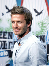 高清组图：美国青少年选择奖 贝克汉姆笑容帅气