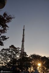 高清图：新浪娱乐探访韩国 登N首尔塔俯瞰城市