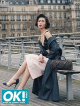 组图：刘雯巴黎拍《OK精彩》封面 显东方优雅