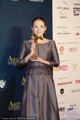 组图：章子怡凭《一代宗师》获最佳女主角奖