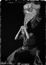 组图：林志玲范晓萱张震原住民写真展神秘诱惑