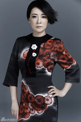 组图：陈小艺写真复古风彰显大气典雅