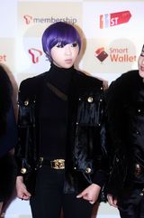 高清组图：韩团2NE1Beast等亮相Melon音乐颁奖礼