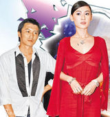 组图：锋芝昔日甜蜜照曝光 金像称帝后曾携手逛街