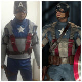 组图：网友定制山寨美队制服 自黑引网友吐槽