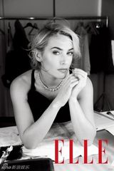 组图：温斯莱特最新杂志写真 红裙大秀熟女魅力