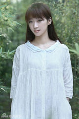 组图：启星曝纯美写真 森林系女神唯美飘逸