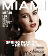 组图：梅根-福克斯登杂志封面 复古妆容冷艳性感