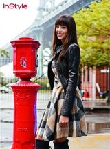组图：韩彩英美国纽约拍写真 演绎时尚丽人风采