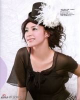 高清组图：阿娇杂志写真扮复古美女 展古典美