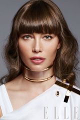 组图：杰西卡-贝尔时尚大片另类 化身绅士冷艳性感