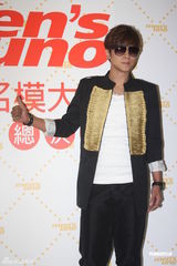 组图：罗志祥代言模特选秀 现场避谈与吸烟妹绯闻