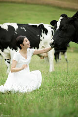 高清图：蒋雯丽新西兰写真 清新柔美尽显温情一面