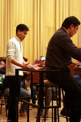 高清图：陕北民歌赴欧演唱会华沙站排练花絮