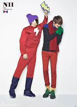 高清图：JYJ广告花絮乐开怀 朴有天变表情帝