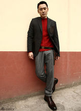 组图：吴秀波写真冷暖色碰撞 彰显纯爷们风范