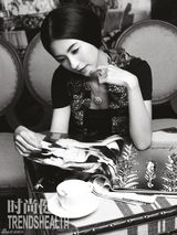 组图：张柏芝《时尚健康》2012开年大片性感妩媚