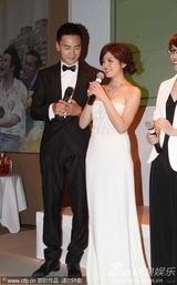 组图：戛纳影展台湾之夜派对 郑元畅陈妍希男才女貌