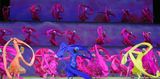 高清组图：双拥晚会 女子集体舞《万紫千红》