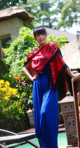 组图：陈紫函微电影花絮曝光 与张晓龙漫步巴厘岛