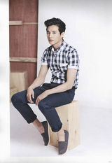 组图：韩国型男元斌春装写真干净帅气