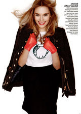 组图：伊丽莎白-奥尔森时尚秋装写真