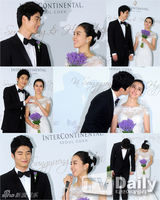 组图：韩惠珍寄诚庸完婚秀恩爱 蜜月将延后