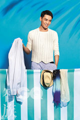 组图：霍政谚登《GQ》 被誉长腿美男