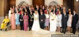 组图：约旦国拉西德王子大婚 新娘比新郎高半头