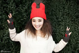组图：汤晓菲圣诞造型写真曝光显俏皮
