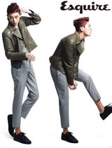 高清组图：韩星刘亚仁全新写真表情夸张