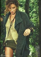 组图：超模吉赛尔-邦辰性感登《Vogue》封面