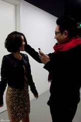 高清组图：秦海璐音乐盛典拥抱恭喜那英获奖